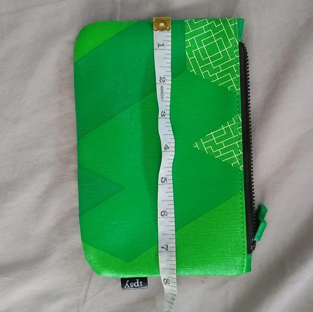 💙 Ipsy‎ Green Tetris Makeup Bag (3 for $20)
